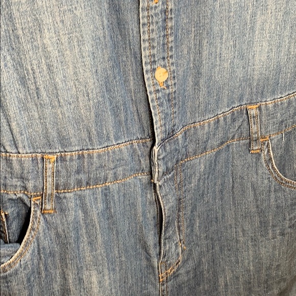 Ladies denim romper - Picture 6 of 7